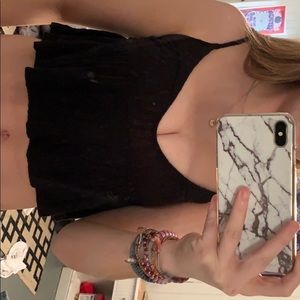 Black urban outfitters crop top